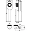 Cersanit Sifonas McAlpine pisuaro grindų sifonas vertikalus fi 50mm HC- US50