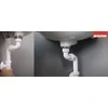 Sifonas McAlpine sifonas, kuriuo nusodinama balta HC13SPS- X32PF