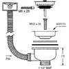 Sifonas McAlpine Vienos duobės 1.5 "(FSW50PR)