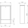 „SiGMA-Li SZPMS-5“ PLAUKIAMA SPINTELĖ SU dangteliu IR VIETA VALDYMUI 12 GRANDINIŲ P X A X S 832X730(IŠORINĖ) 790X730(VIDINĖ) X120 // TG.SZPMS-5