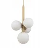 Pakabinamas šviestuvas Lampa wisząca Sigma Sigma Perla 33606 lampa wisząca zwis balta kule ball 4x12W G9 balta/smėlio sp.