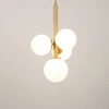 Pakabinamas šviestuvas Lampa wisząca Sigma Sigma Perla 33606 lampa wisząca zwis balta kule ball 4x12W G9 balta/smėlio sp.