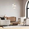 Pakabinamas šviestuvas Lampa wisząca Sigma Perla 33607 lampa wisząca zwis balta kule ball 5x12W G9 balta/smėlio sp.
