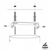 Pakabinamas šviestuvas Lampa wisząca Sigma Perla 33607 lampa wisząca zwis balta kule ball 5x12W G9 balta/smėlio sp.