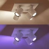 Philips Hue Baltas & Color Ambiance Argenta lubinis šviestuvas baltas • 4 taškų