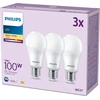 Signify Philips LED klasikinė lempa 100 W E27 šilta balta 1521 lm matinė, 3 vnt. P