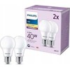 Signify „Philips“ LED klasikinė lempa 40 W E27 šiltai balta 470 lm matinė 2 vnt. pakuotėje