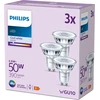 Signify Philips LED klasikinė lempa 50W GU10 šaltai balta 390lm sidabrinė 3er P