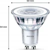 Signify Philips LED klasikinė lempa 50W GU10 šaltai balta 390lm sidabrinė 3er P