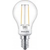 Signify Philips LED classic WarmGlow lašo formos lemputė 25W E14 skaidri, reguliuojamo ryškumo