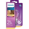 Signify Philips LED classic WarmGlow lašo formos lemputė 25W E14 skaidri, reguliuojamo ryškumo