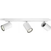 „Signify Philips myLiving Spot Kosipo“ 3 lempučių šviestuvas, 3 x 55 W, baltas (be lempučių),