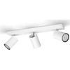 „Signify Philips myLiving Spot Kosipo“ 3 lempučių šviestuvas, 3 x 55 W, baltas (be lempučių),
