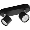 Signify Philips Star Spot 2 flg. juodas 1000lm