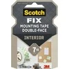 Lipni dvipusė juosta 3M Scotch-Fix 4496G-1915-P, 19mmx1,5m