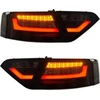Silbak Rinkinys Lamp Tylnych LED Juodas Smoke AUDI A5 przed liftem 2007-2009