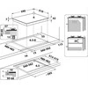 Kaitlentė WHIRLPOOL Gas Hob AKTL 629/NB1 60 cm Juodas