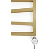 Plaukų džiovintuvas Terma Elektrinis rankšluosčių džiovintuvas ZigZag aukso 50x83,5cm