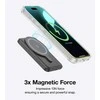 AmazingThing Titan Pro Mag dėklas su Magnetic Ring skirtas Apple iPhone 16 Pro - skaidrus