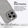 „AmazingThing Titan Pro Mag“ dėklas su magnetiniu žiedu, skirtas „iPhone 16 Pro“ – pilkas