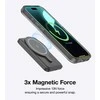AmazingThing Titan Pro Mag dėklas su Magnetic Ring skirtas iPhone 16 Pro Max – juodos spalvos