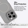 „AmazingThing Titan Pro Mag“ dėklas su magnetiniu žiedu, skirtas „iPhone 16 Pro Max“ – pilkas