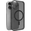 Puro Daylight Magsafe Compatible Silikoninis dėklas for iPhone 17 - Translucent Juodas