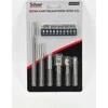 Silver Adapterių ,bitų rinkinys 16vnt