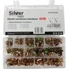 Silver Sidabrinis OBEJMY OPASKI METALOWE 135szt.