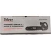 SILVER Sidabrinis Sidabrinis PRIEDAS KAMPINIAM ŠLIFUOKLIUI, KREIPTUVAS SU RANKENA 12″