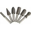 SILVER FREZY TRZPIENIOWE DO METALU 6szt. /Sidabrinis