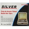 SILVER LUOKUTINĖS FORMOS MĖRIMO SVIESTAI 12 vnt./SIDABRAS