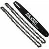 SILVER Sidabrinis Sidabrinis KREIPIANČIOJI JUOSTA+2xGRANDINĖ 16″ 325 66-1.5mm narelių