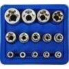 Silver Galvučių komplektas E-Star dalių 1/4"+3/8"+1/2"E4-E24