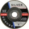 SILVER ŚCIERNICA LISTKOWA 125mm P 60 WYPUKŁA /Sidabrinis
