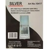 Grąžtas SILVER Rinkinys grąžtų FREZUJĄCYCH 3-8mm 6szt./Sidabrinis