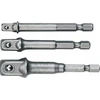 SILVER Sidabrinis KOMPLET ADAPTERÓW / UCHWYTÓW DO NASADEK 3 vnt.. 1/2-3/8-1/4"
