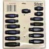 SILVER WKRĘTAKI 14szt. /Sidabrinis