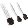 SilverStone 8-Pin-EPS auf 4+4-Pin-ATX/EPS - 300mm baltos spalvos