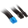 SilverStone PP06B-PCIE55 - PCI-E 8pin(6+2) - Male/Male - 0.55 m - Juodas