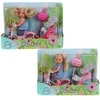 Lėlė – vaikas Simba Evi with a Bike 105730783, 12 cm
