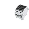 Simet 81505007 Al/Cu paskirstymo blokas SCB 25-2 (80120) SIMBLOCK vienpolis 2x25mm2 juodas 81505007