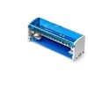 Simet 85141002 Dviejų polių modulinis paskirstymo blokas 2x (11x6mm2 2x25mm2 2x35mm2), skirtas TS35 ShNK bėgiui 2x15 85141002