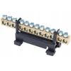 Simet Gnybtų kaladėlė L12 šynai, 12 fazių, 16 mm, 400 V AC, 63 A, juoda, 81701007