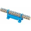 Simet Gnybtų juosta N15 neutrali 15-torė 16mm 400V AC 63A mėlyna 81702003