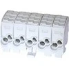 Simet Paskirstymo blokas - atšaka Al/Cu 80150 SIMBLOCK pilkas SCB 25-5X 81500002