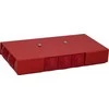 Simet Ugnies dėžutė PIP- 2AN R3x3x4 stačiakampio formos, E90, šakota, matmenys 103x30x197mm, raudona 84622656