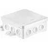 Simet Wall dėžutė 100x40x100mm su integruota riebokšle, savaime užsifiksuojanti FASTBOX&amp;ampHOOK serija balta IP54 NS7 35349106