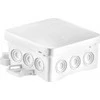Simet Wall dėžutė 85x40x85mm su integruota riebokšle, savaime užsifiksuojanti FASTBOX&amp;ampHOOK serija balta IP54 NS6 35346106