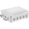 Simet 35404102 Sieninė dėžutė 90x40x135mm su integruotu kabelio sandarikliu, savaime užsifiksuojanti, be halogenų, FASTBOXiHOOK serija, IP54, NS9 35404102